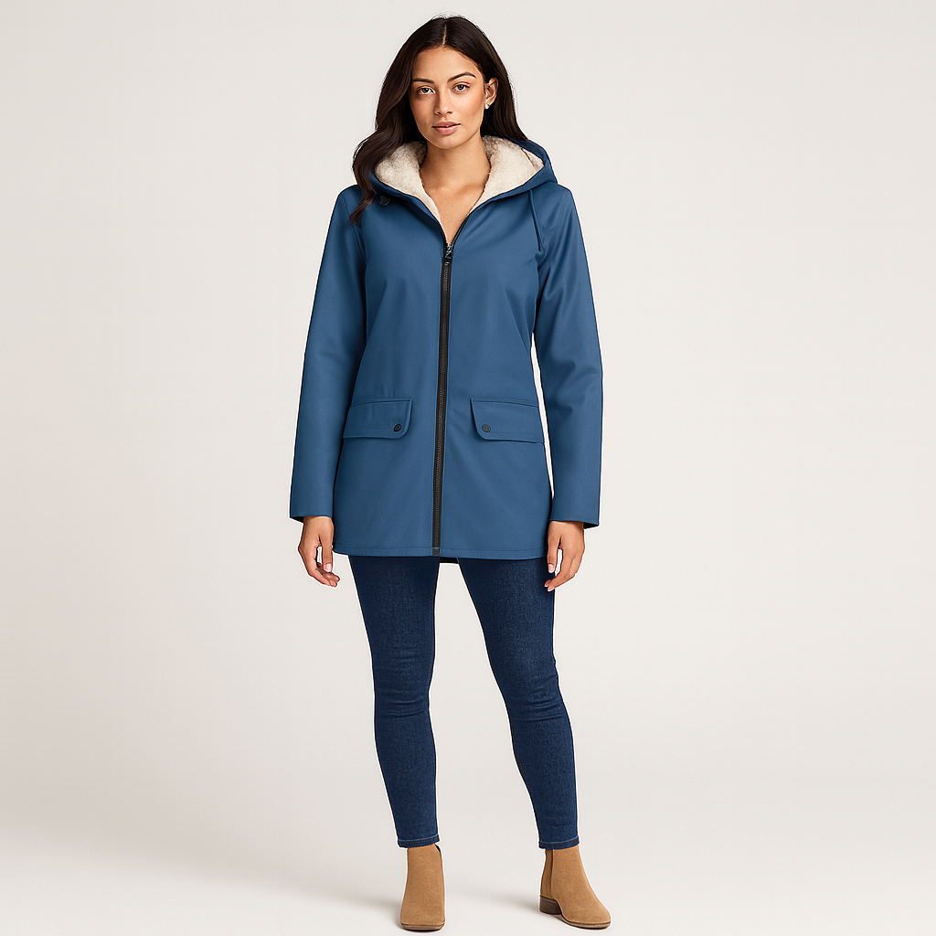 Shania | Trench-coat d'hiver imperméable avec capuche