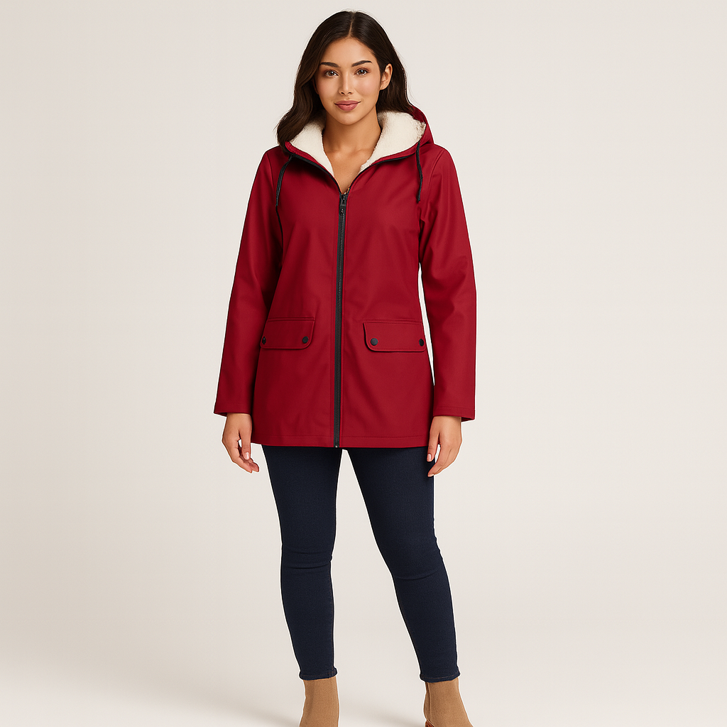 Shania | Trench-coat d'hiver imperméable avec capuche