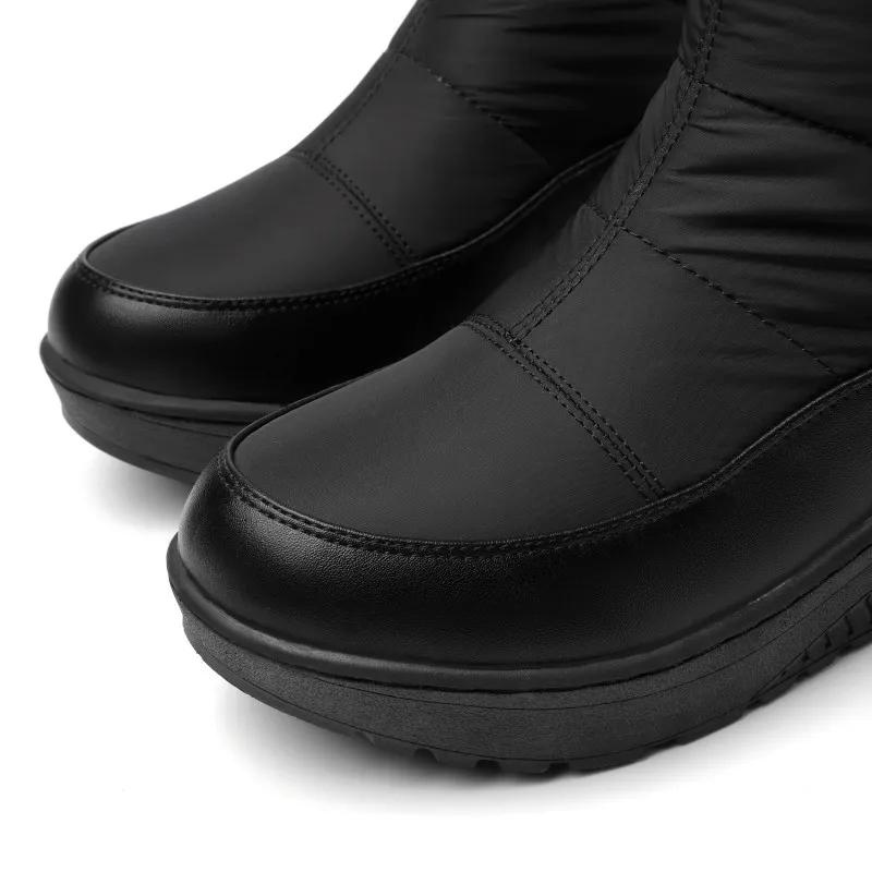 Else - Bottes montantes en fausse fourrure antidérapantes