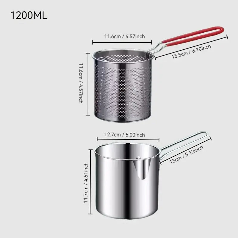 Solvara | Poêle en acier inoxydable pour induction et friture