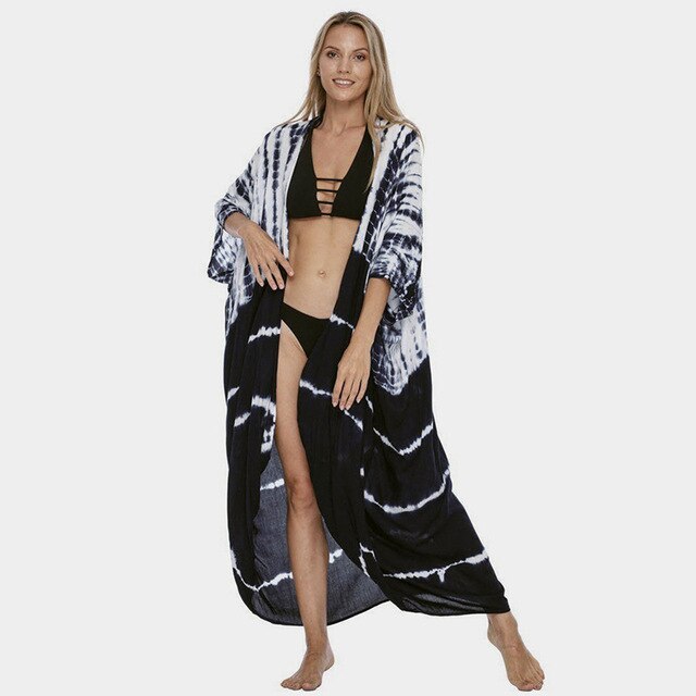 Sofia - Robe kimono élégante avec ceinture ajustable