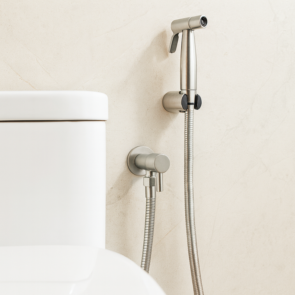 StreamMist | Bidet en acier inoxydable avec support mural