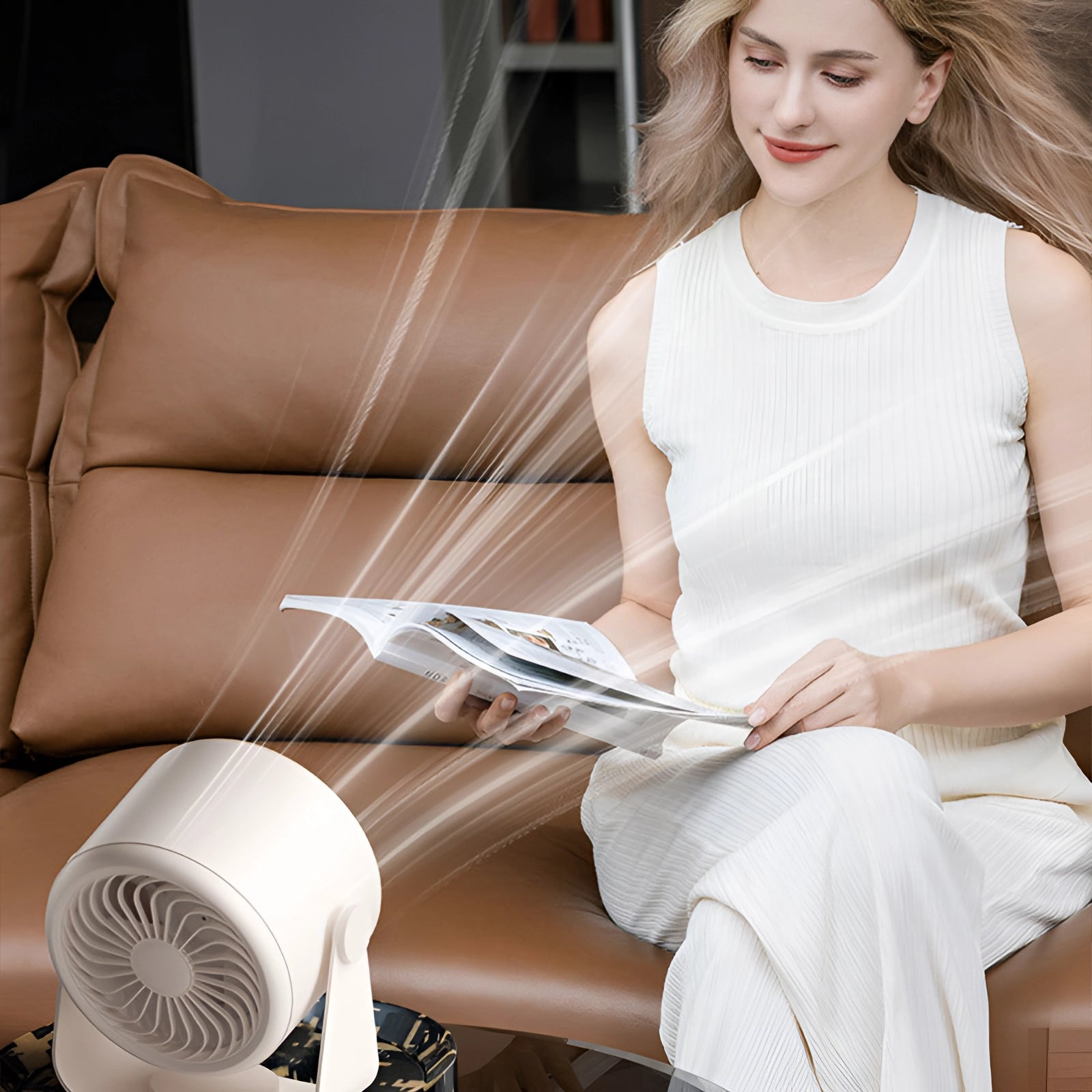 BreezeFlow –Ventilateur de refroidissement silencieux et économe en énergie