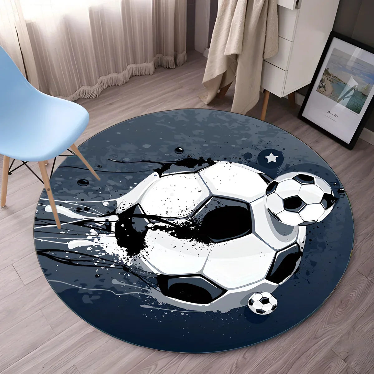 Tapis de football - Tapis antidérapant pour la chambre d'enfant
