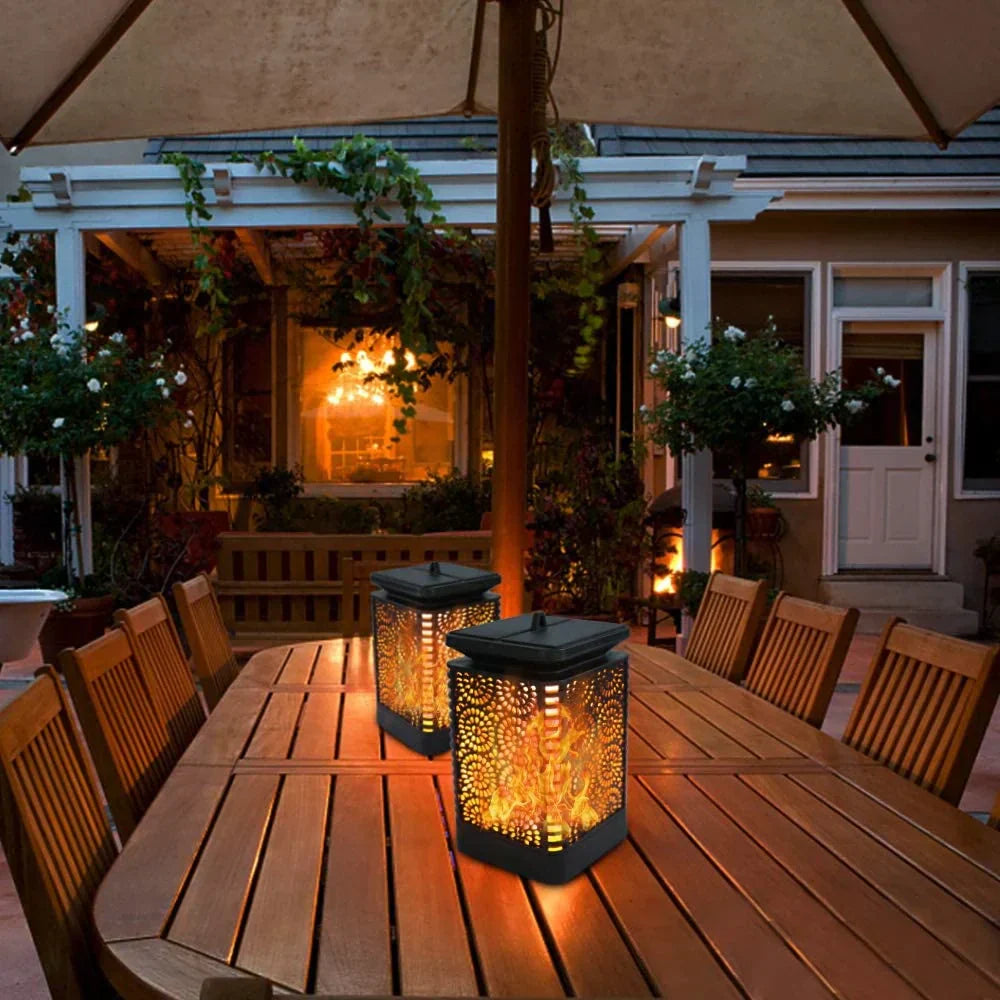 LumaGlow – Lampe solaire moderne pour éclairage extérieur et décoration de jardin