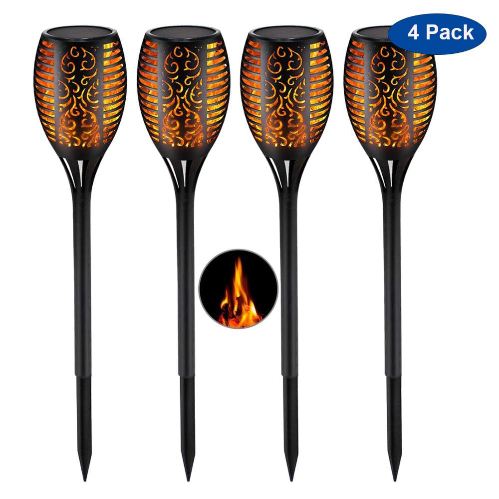 SolarFlame – Bougies solaires LED d'extérieur avec capteur marche et arrêt automatique