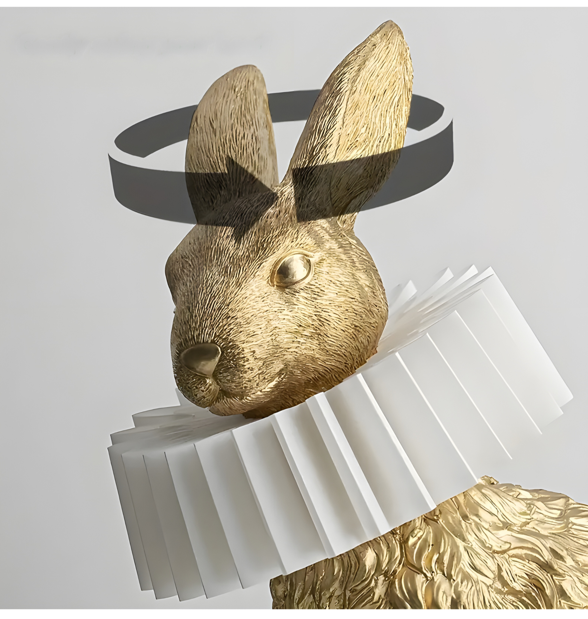 LumiBun – Lampe de table en forme de lapin d'inspiration Art déco