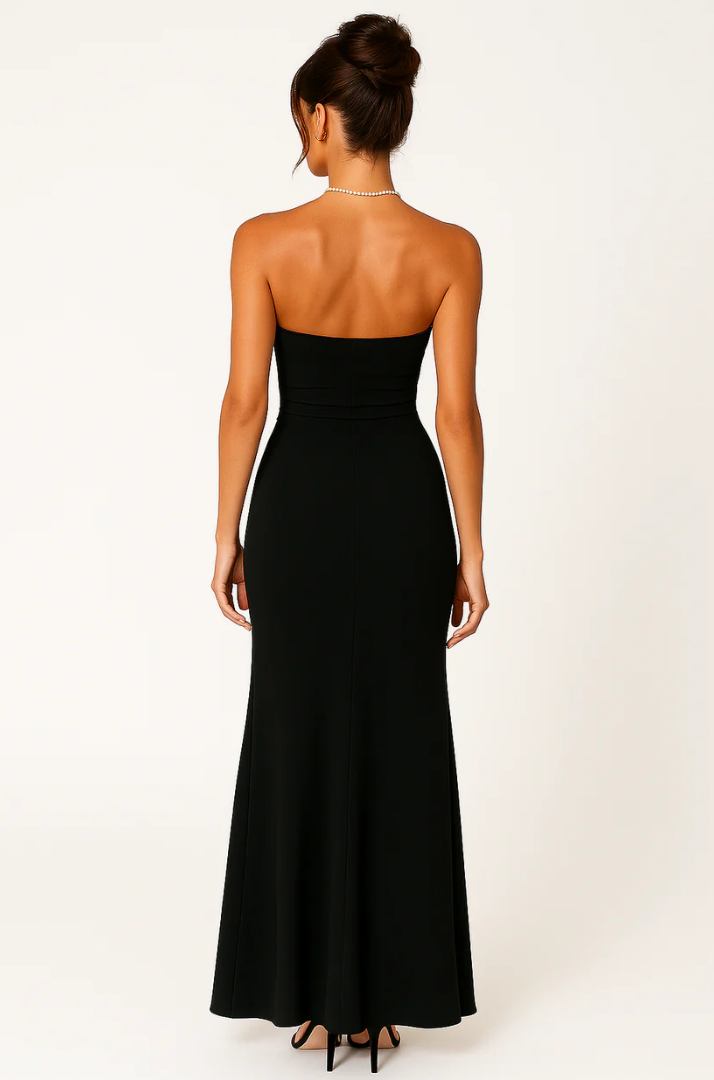 Novi - Robe maxi sans dos avec fente hauteur cuisse