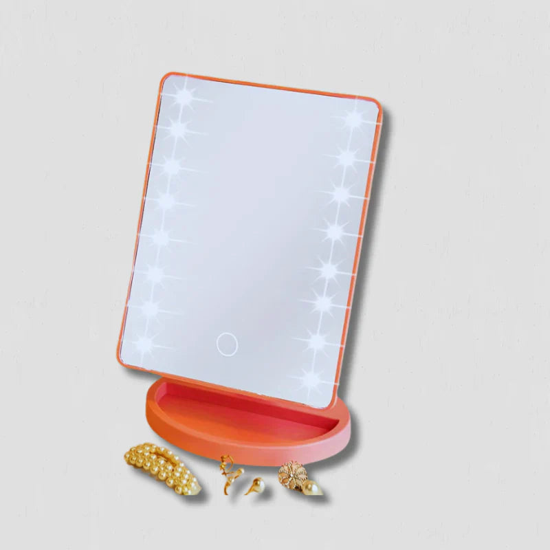 LumiTouch Miroir de Maquillage LED avec Contrôle Tactile – Éclairage Parfait pour un Maquillage Impeccable