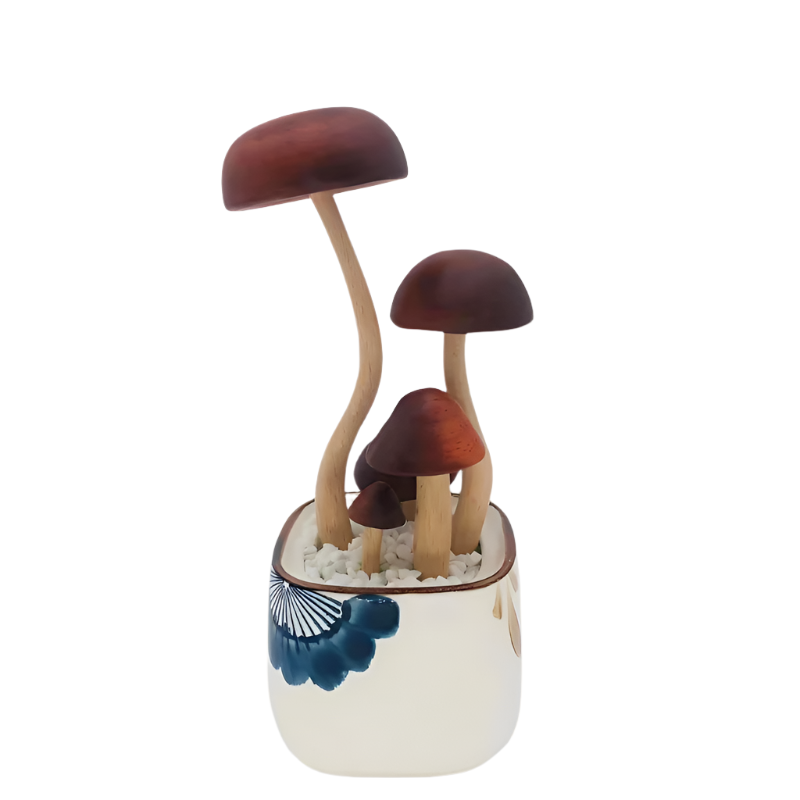 Décoration intérieure WhimsiShroom – Arrangement ludique de champignons