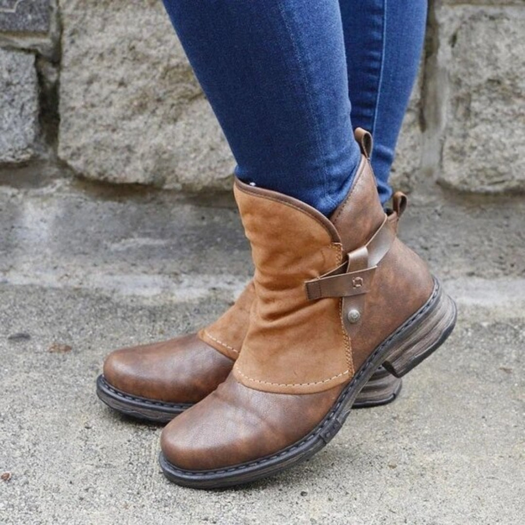 Dianne - Bottes à semelles antidérapantes doublées en polaire