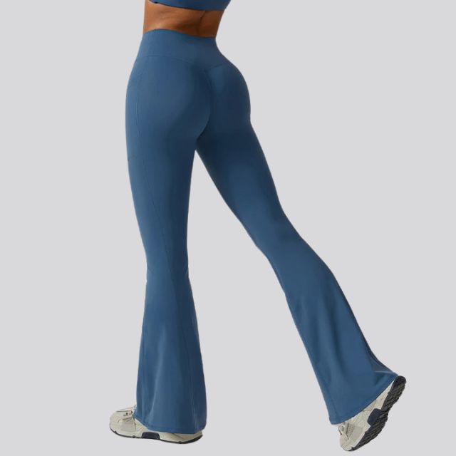 Lea | Leggings Évasés Taille Haute