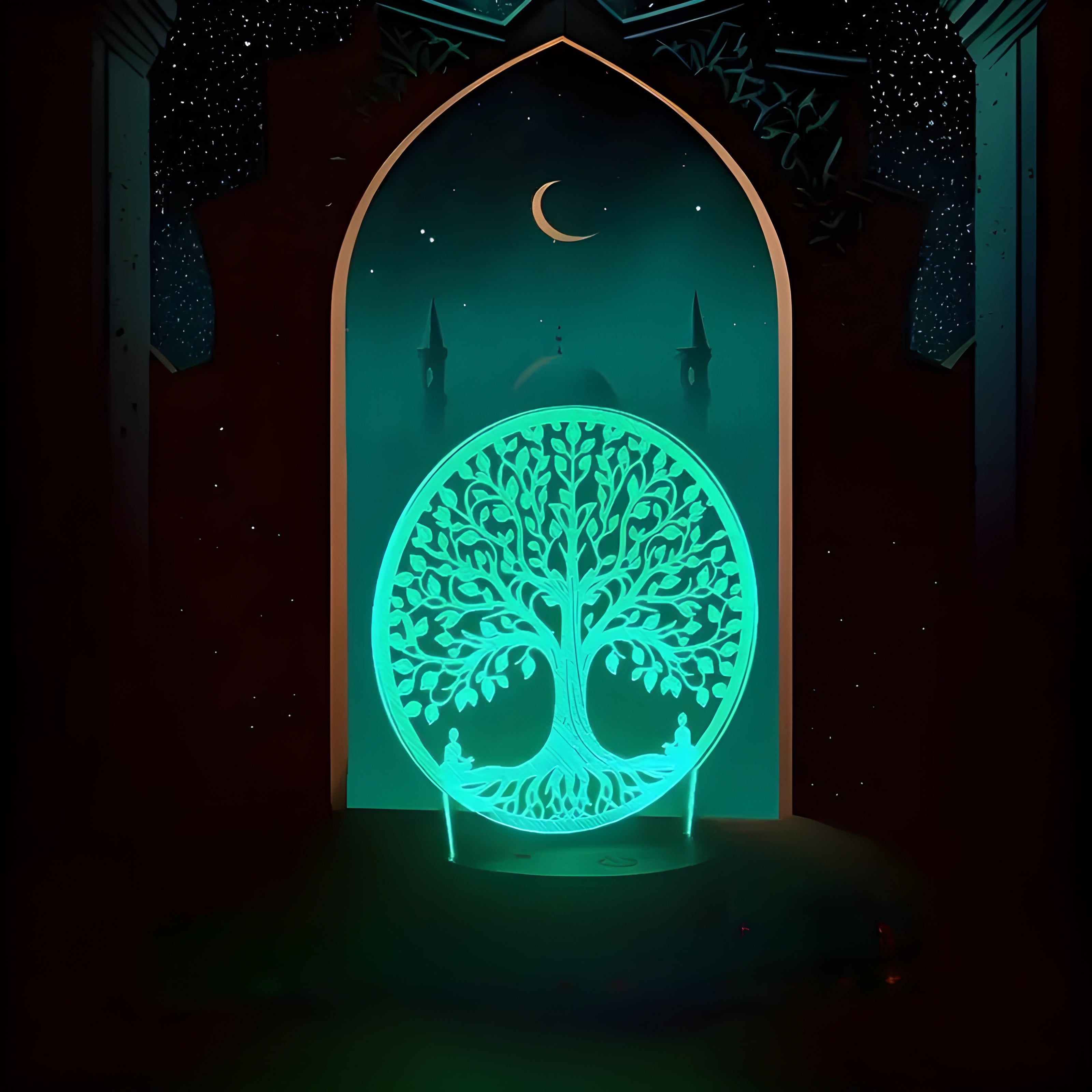 DreamGlow - Lampe LED 3D pour un éclairage élégant dans la chambre à coucher