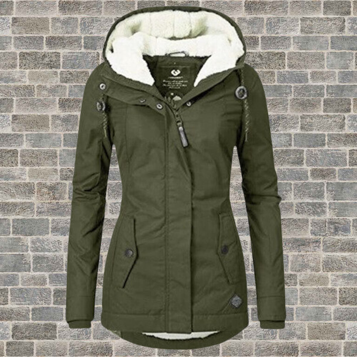 Manteau à capuche élégant – chaleur ultime en hiver