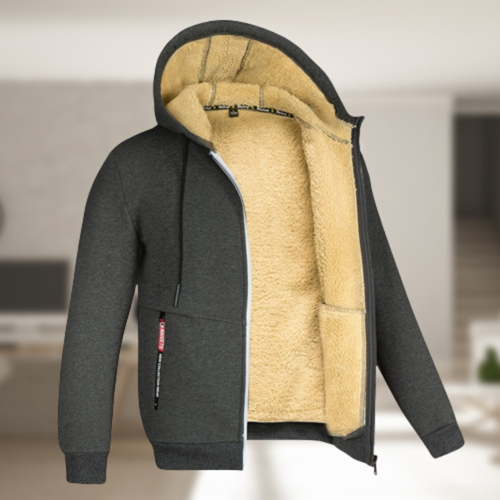 Edward | Veste à capuche zippée de mode