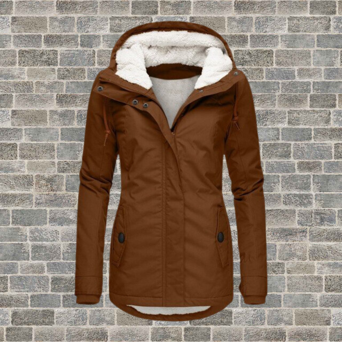 Manteau à capuche élégant – chaleur ultime en hiver