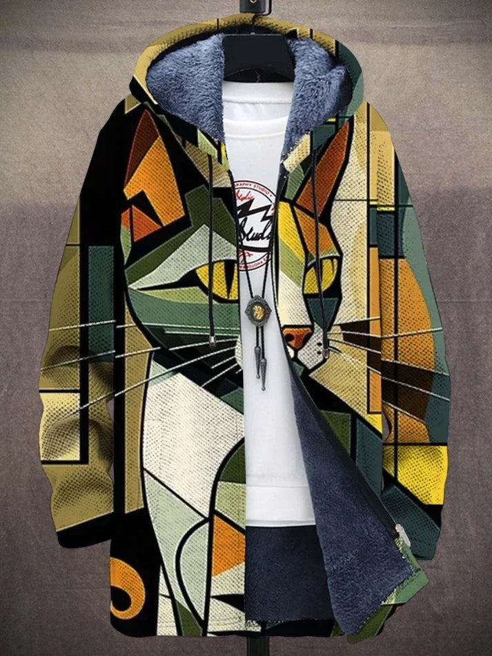 Remi - Veste zippée à capuche artistique