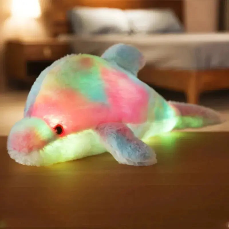LunaDelfin – Douce Peluche Lumière Nocturne pour un Sommeil Sûr et Apaisant