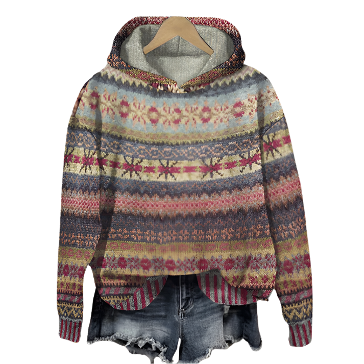 Vanessa - Sweat à capuche pour femmes inspiré par le Nordique