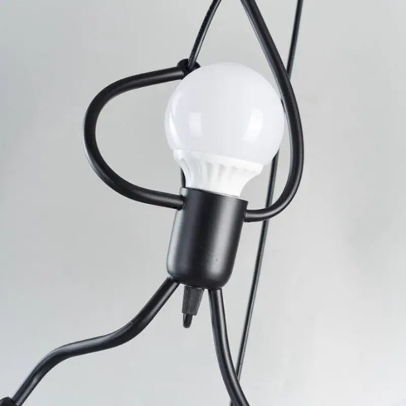 Esthétique | Lampe suspendue rétro en fer