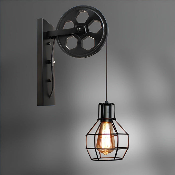 Applique LED de style industriel