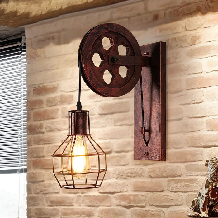 Applique LED de style industriel
