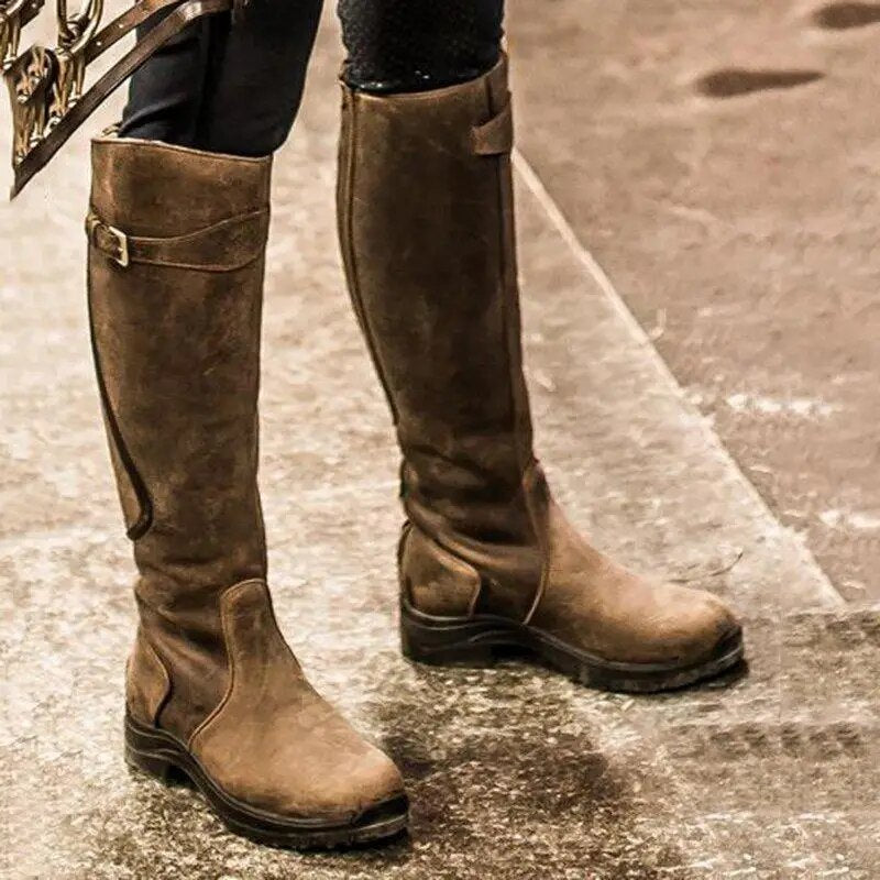 Bottes en cuir imperméables décontractées Aquaviva