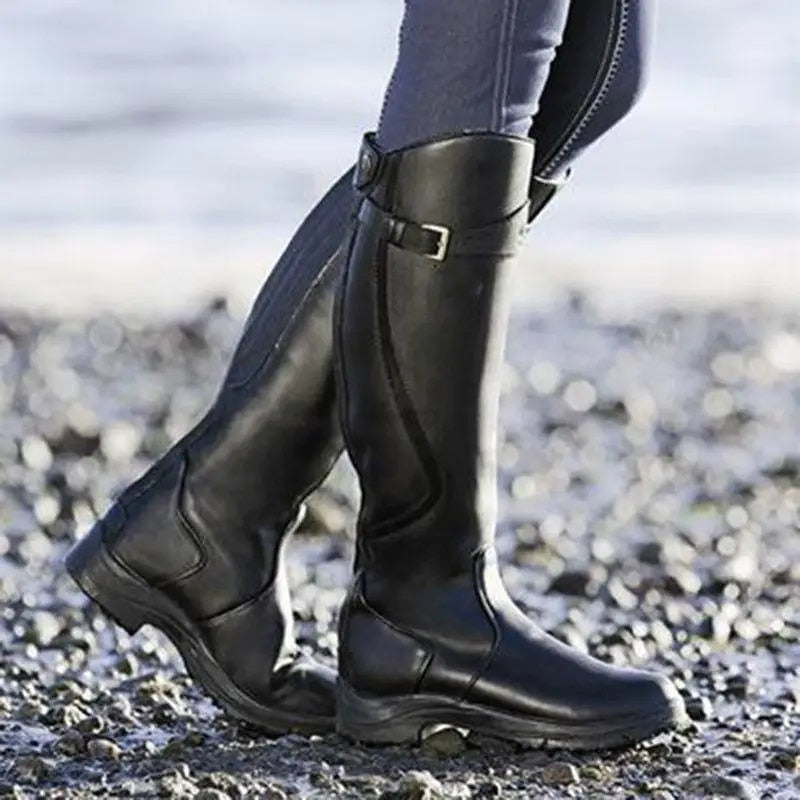 Bottes en cuir imperméables décontractées Aquaviva