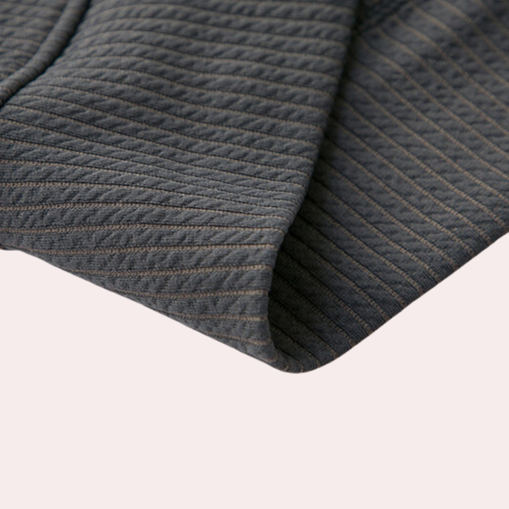 Pull slim à fermeture éclair carrée confortable et élégant pour homme Martin