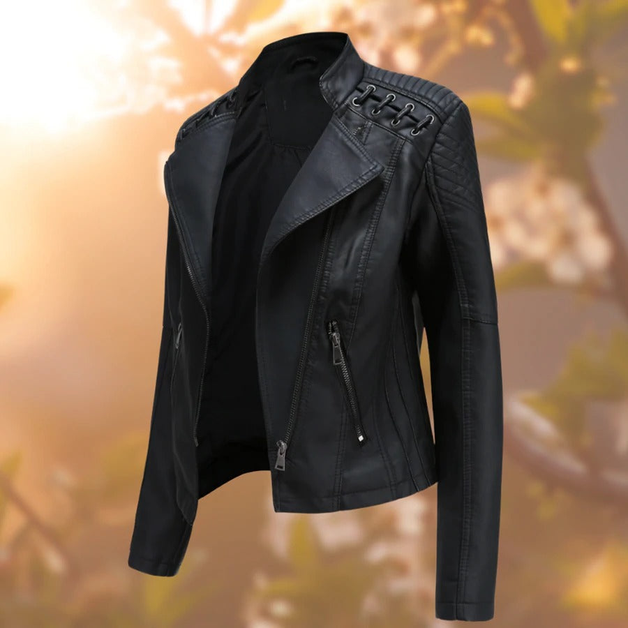 Veste en cuir pour femme Raven