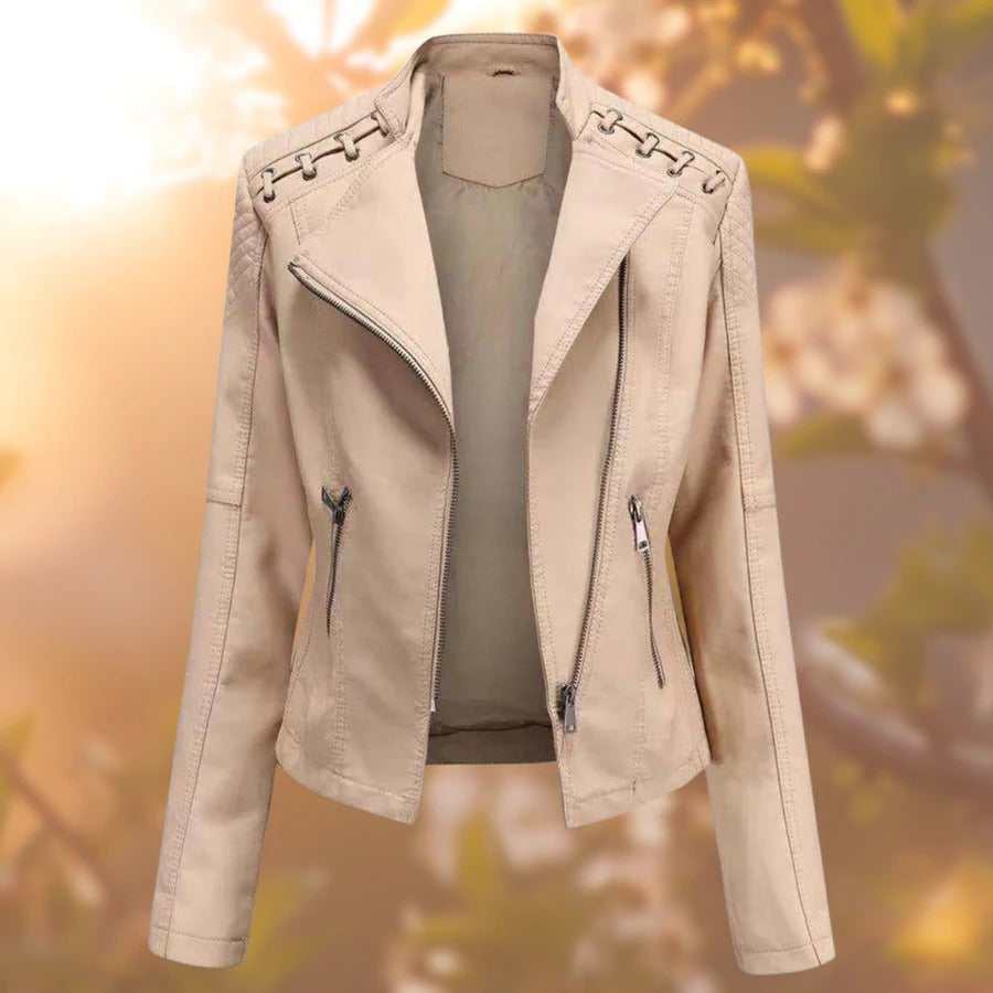 Veste en cuir pour femme Raven