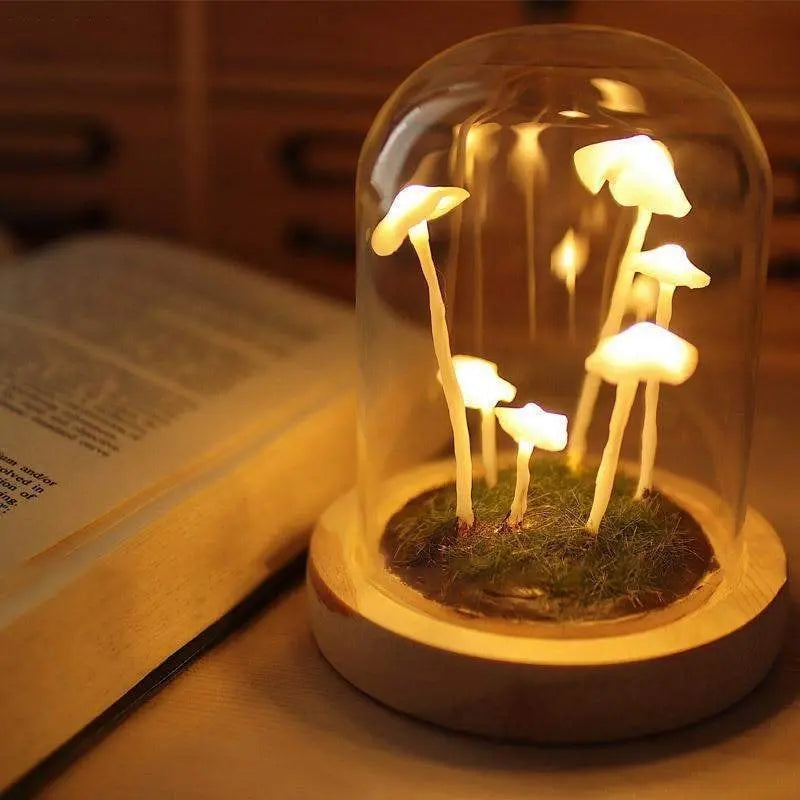 GlowMush - Lampe d'ambiance en forme de champignon enchanteresse
