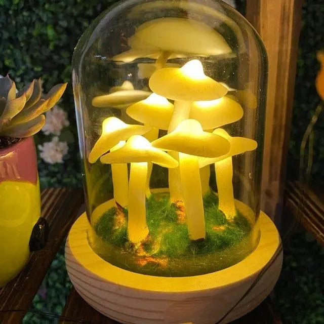 GlowMush - Lampe d'ambiance en forme de champignon enchanteresse