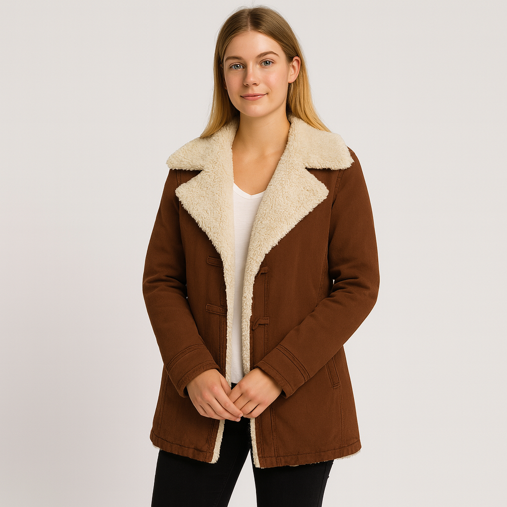Wilhelmina | Manteau en molleton de luxe