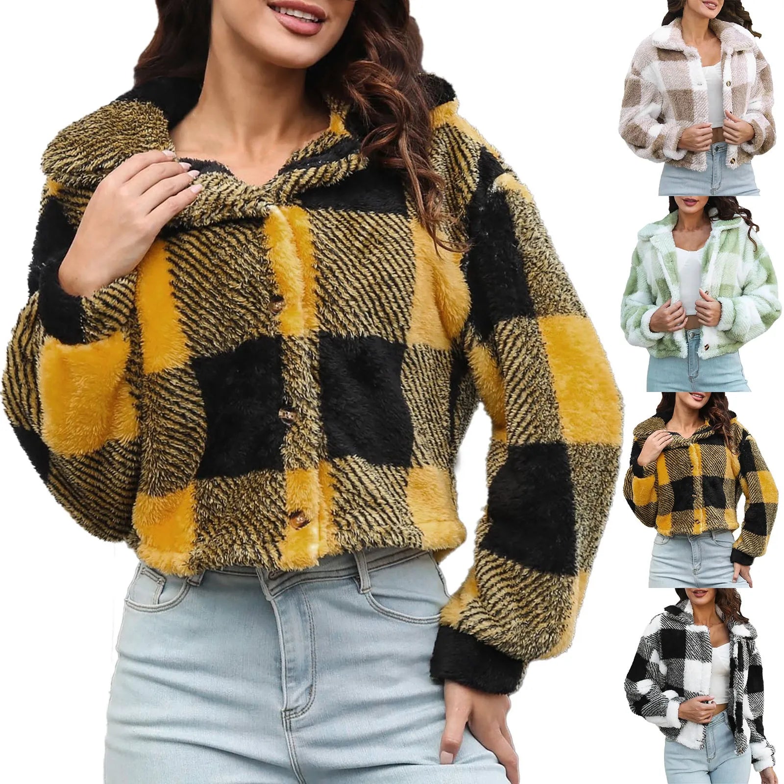 Veste d'hiver élégante à manches longues pour femmes - stylée et chaude