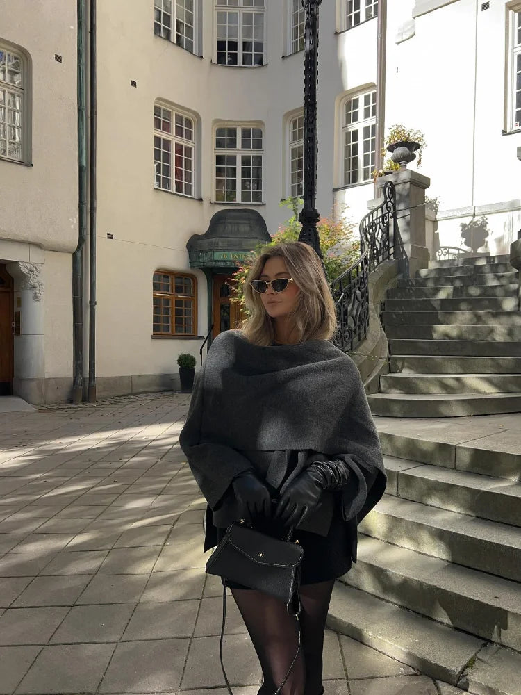 Pull Isabella Stilfuld avec écharpe assortie