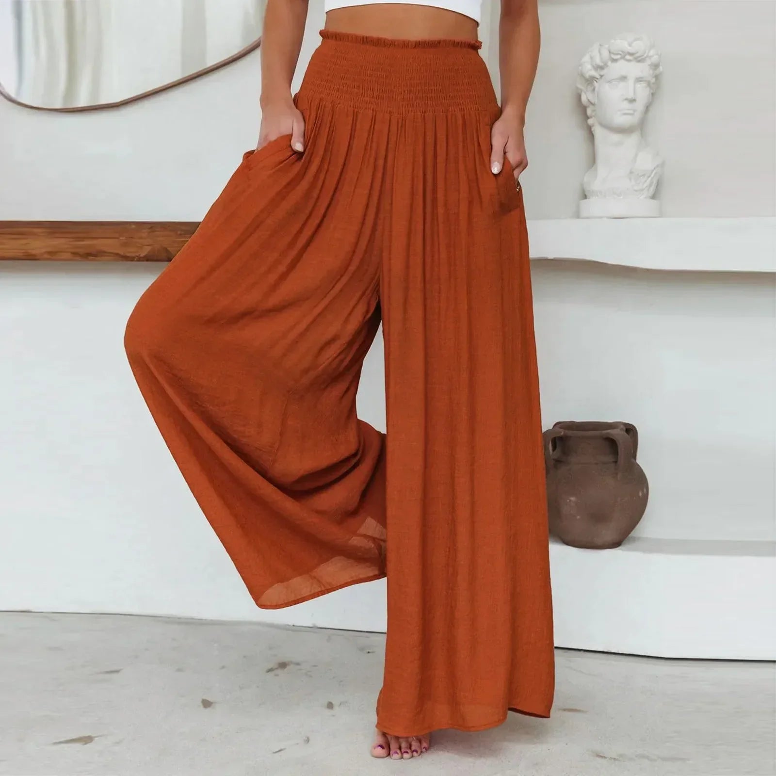 Lera Soft | Pantalon stylé taille haute