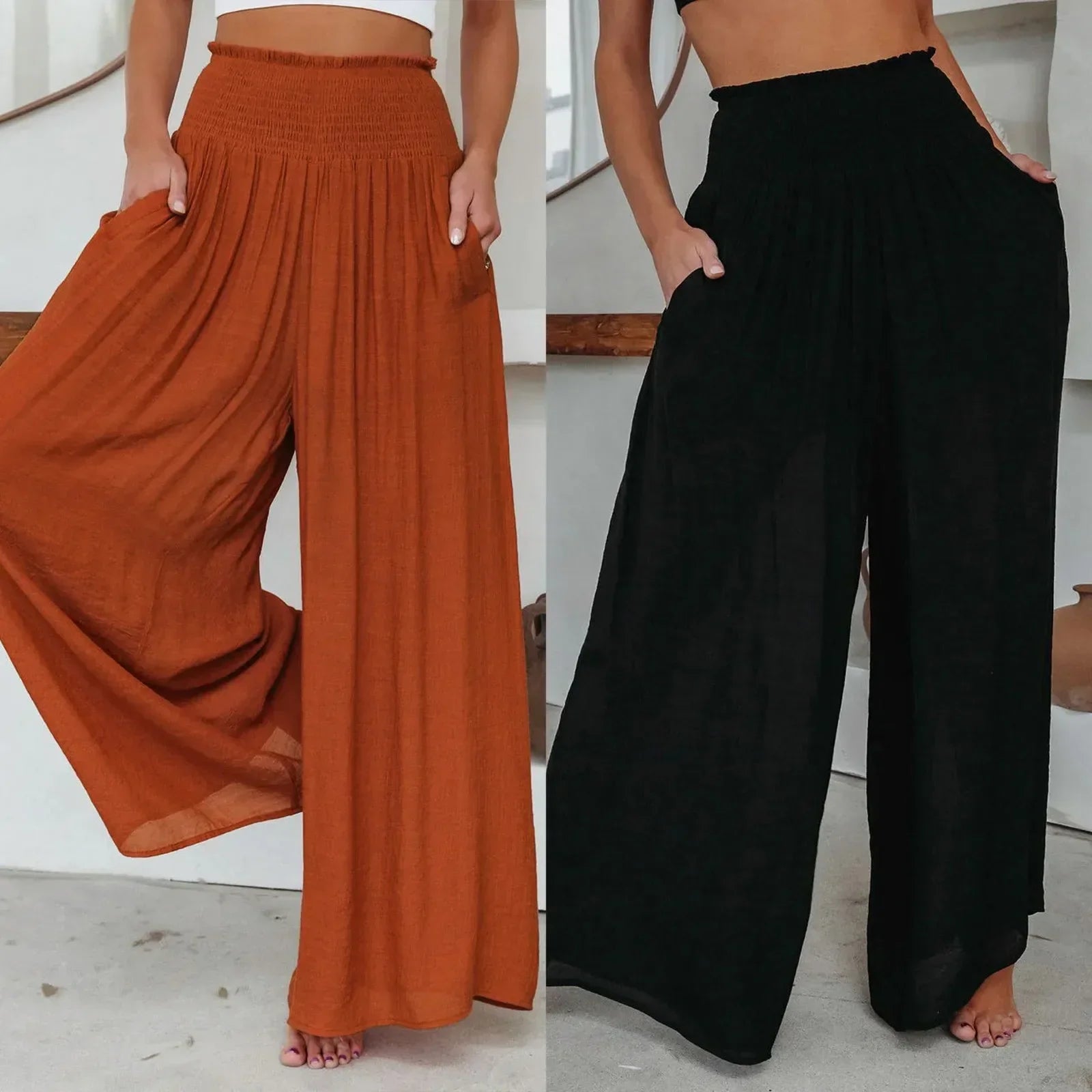 Lera Soft | Pantalon stylé taille haute