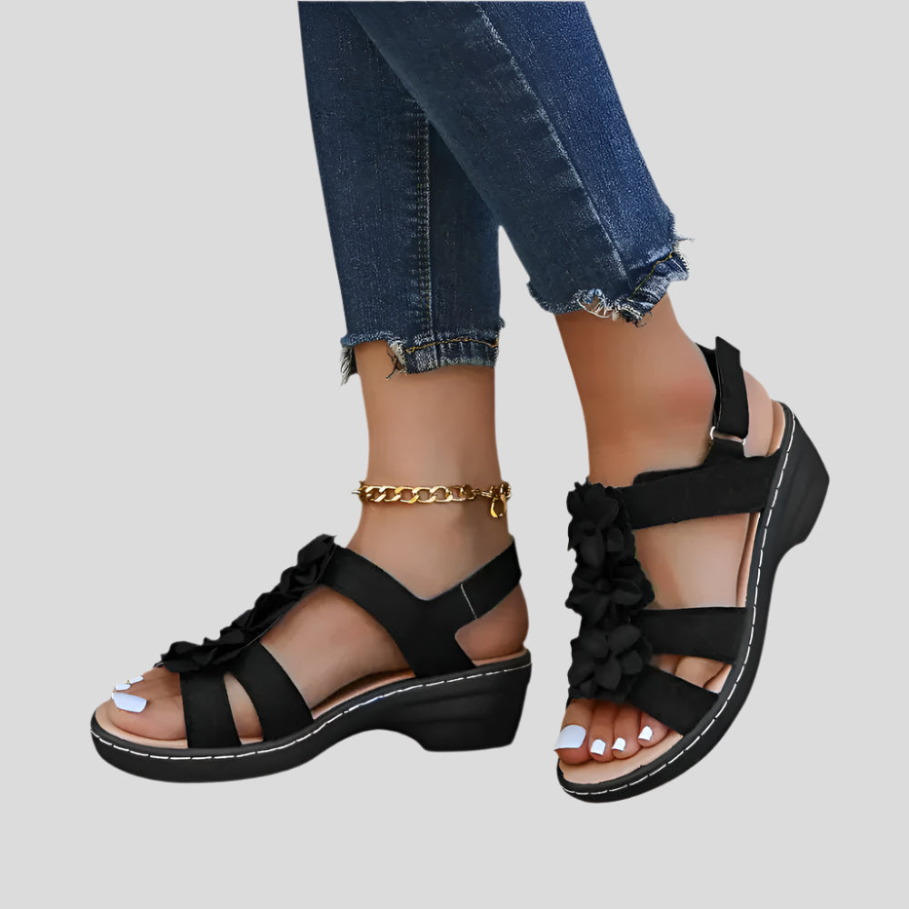 Freja Chaussures Slip-On à Coussins pour l’Alignement – Sandales en Forme de Talon de Soutien