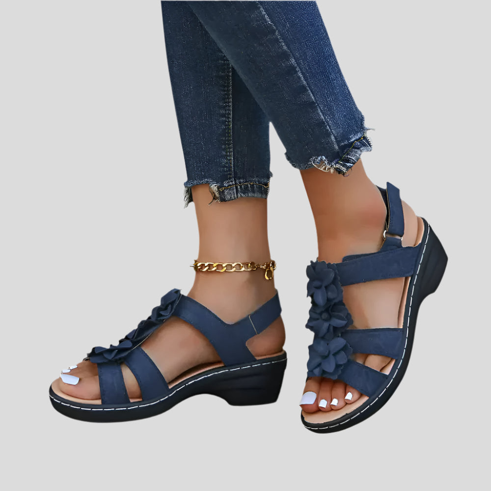 Freja Chaussures Slip-On à Coussins pour l’Alignement – Sandales en Forme de Talon de Soutien