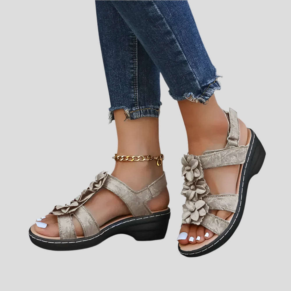 Freja Chaussures Slip-On à Coussins pour l’Alignement – Sandales en Forme de Talon de Soutien