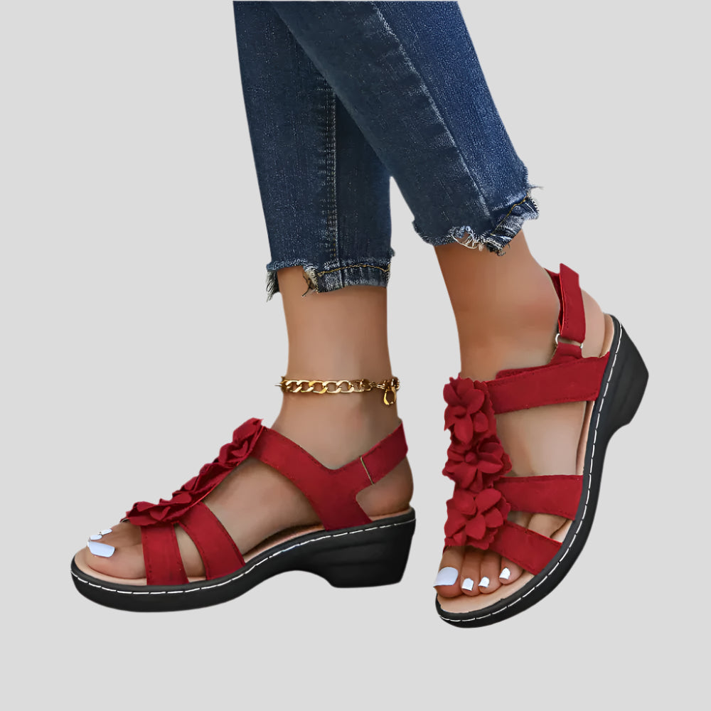 Freja Chaussures Slip-On à Coussins pour l’Alignement – Sandales en Forme de Talon de Soutien