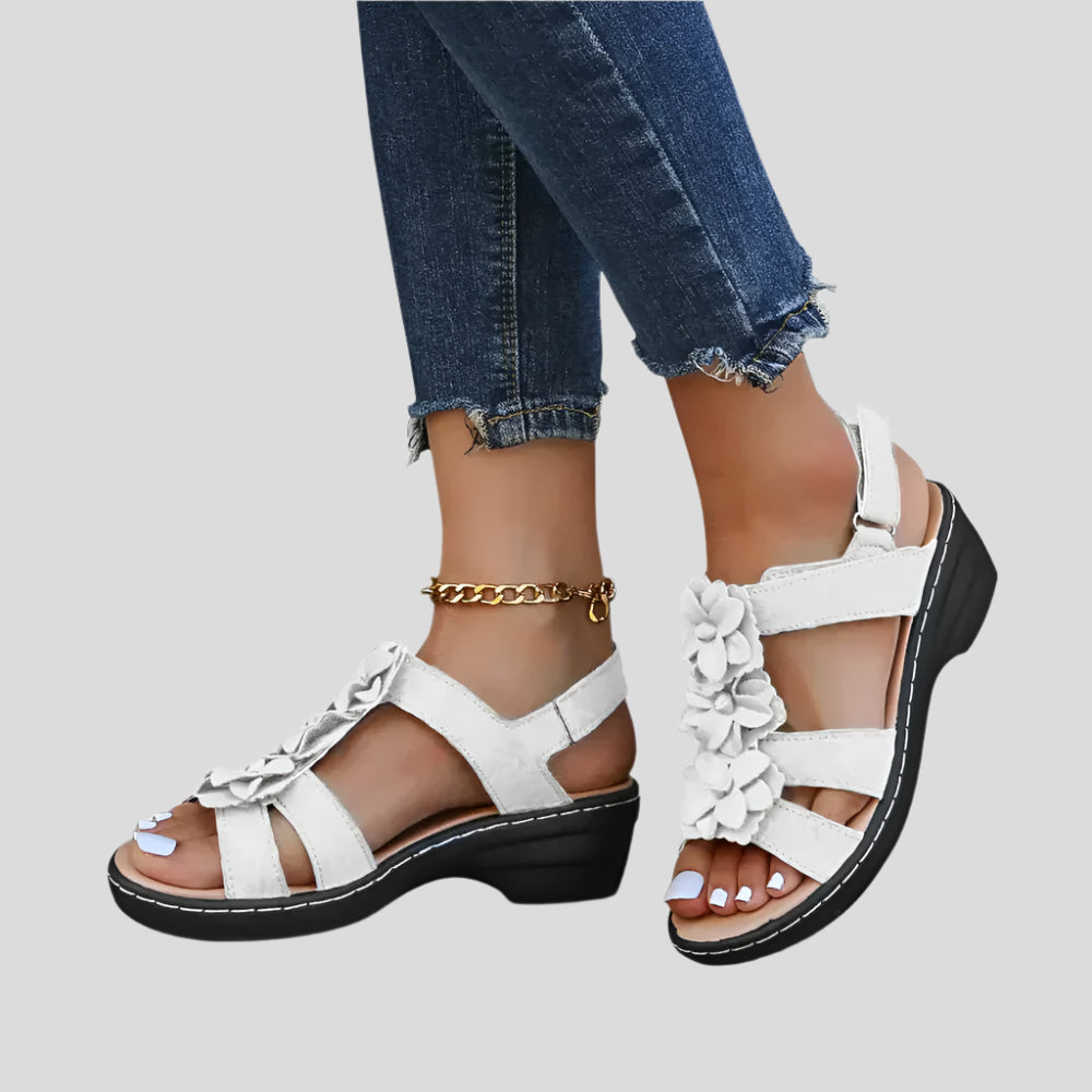 Freja Chaussures Slip-On à Coussins pour l’Alignement – Sandales en Forme de Talon de Soutien