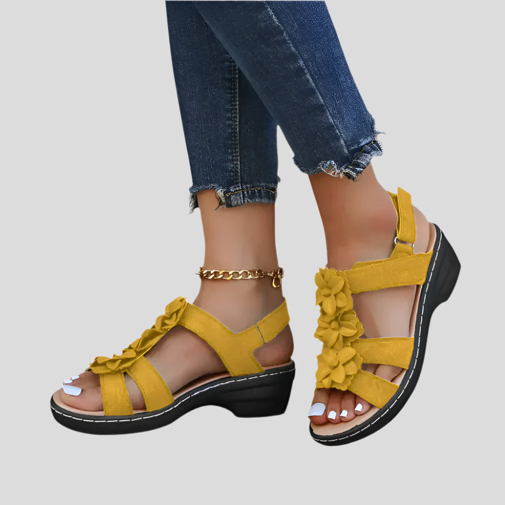 Freja Chaussures Slip-On à Coussins pour l’Alignement – Sandales en Forme de Talon de Soutien