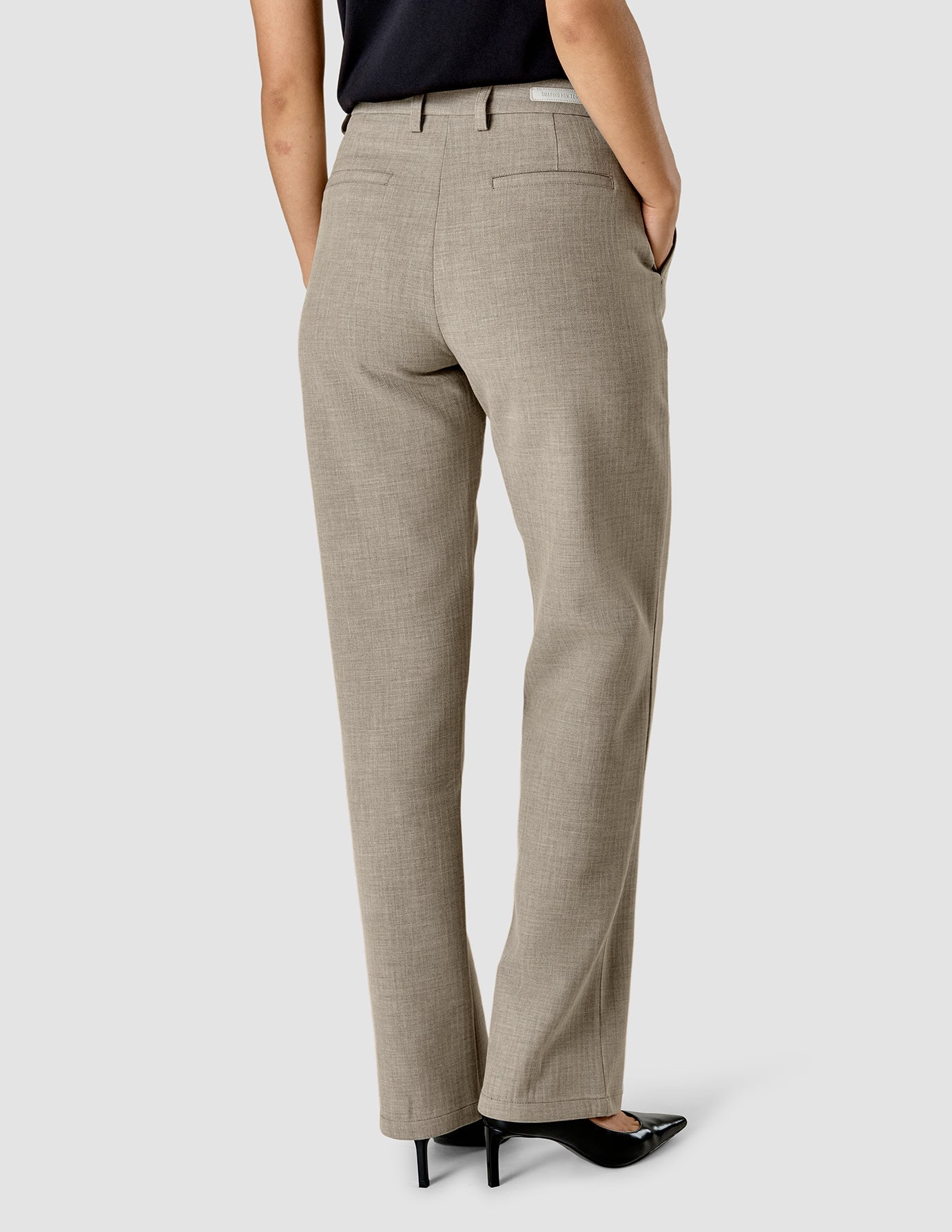 Pantalon Droit Beige Nuage