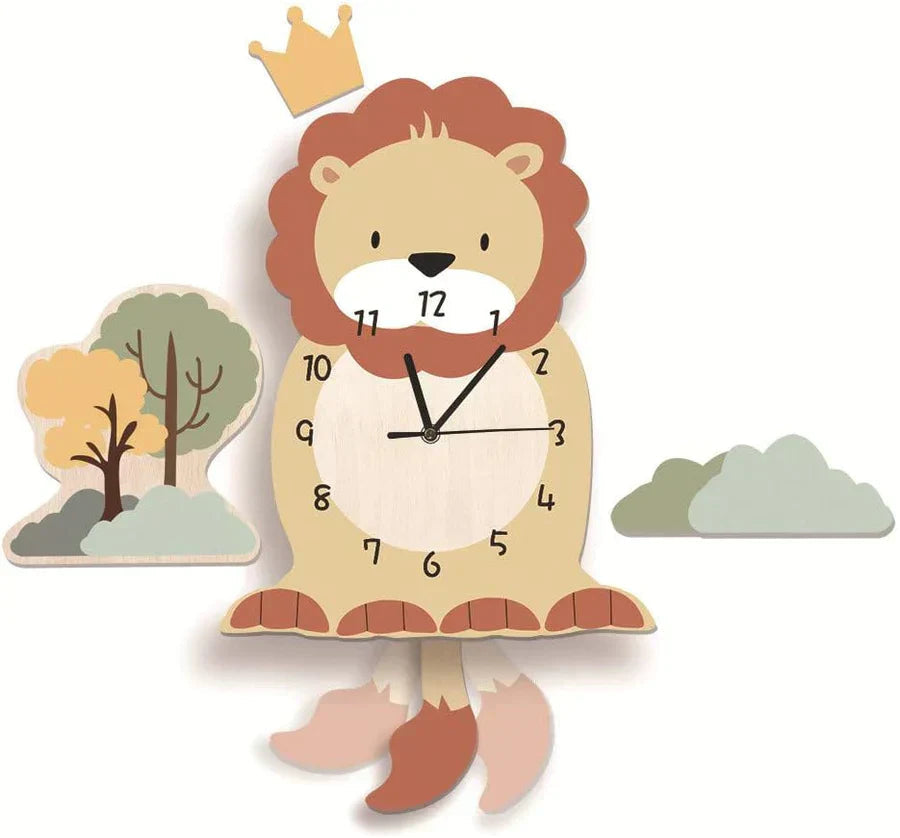 WildTime - Horloge murale artistique d'animaux