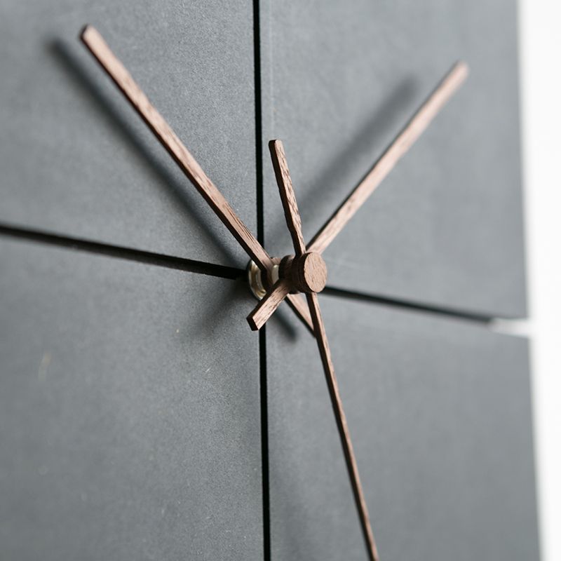 GeoTime – Horloge murale ronde et carrée moderne avec un design unique