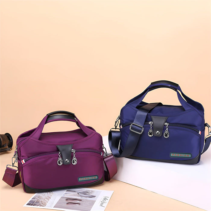 Sac à bandoulière polyvalent et imperméable avec fonctions antivol