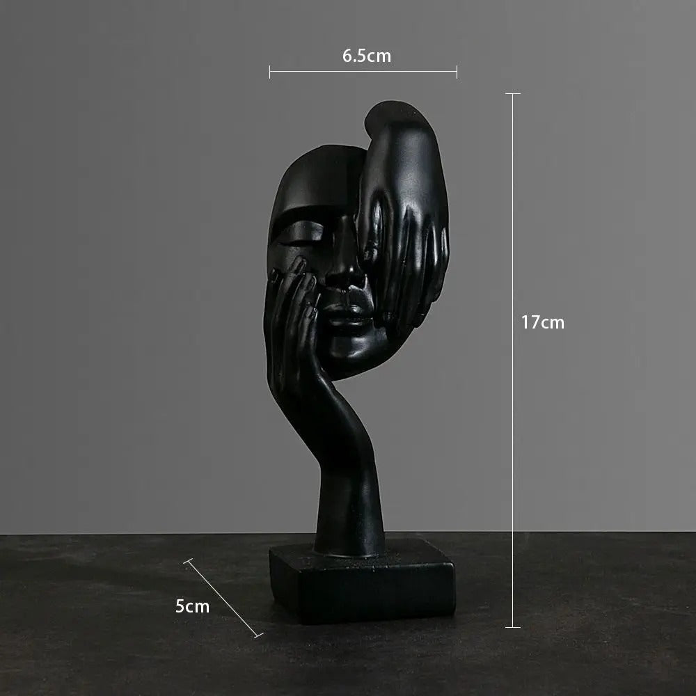 NordicMuse - Sculpture de visage abstrait