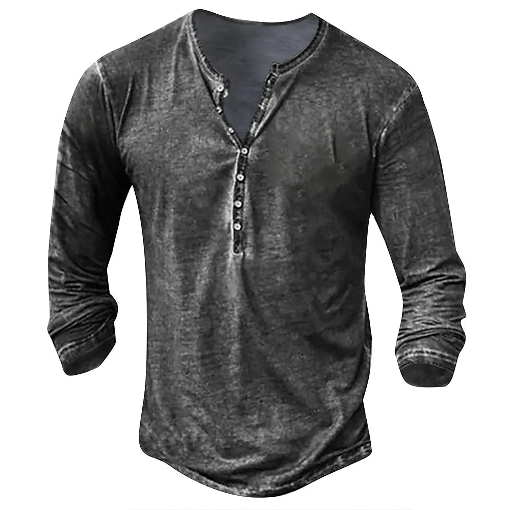 Pull classique Henry avec bouton pour hommes